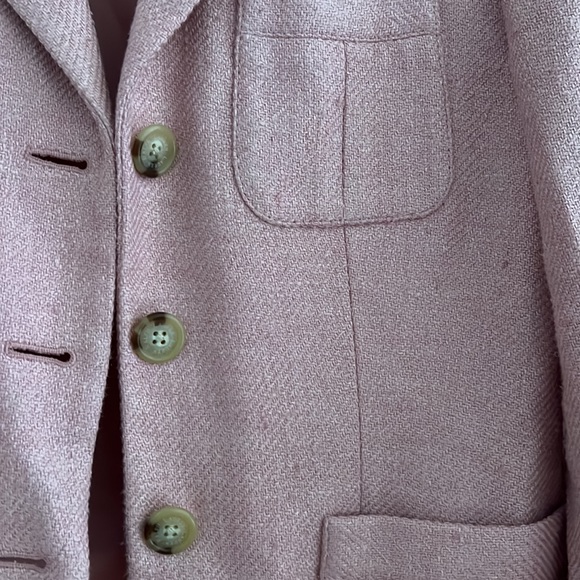 Lauren Pink Herringbone Blazer - Picture 3 of 4